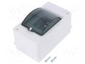 Enclosure: for modular components; IP20; white; No.of mod: 3; MINI ELEKTRO-PLAST NASIELSK EPN-2303-01