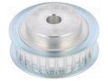 Belt pulley; AT5; W: 10mm; whell width: 21mm; Ø: 41.8mm; aluminium OPTIBELT 21-AT5-27-200ZA