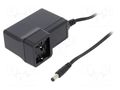 Power supply: switching; mains,plug-in; 7.5VDC; 6A; 45W; 85% MEAN WELL GEM60I07-P1J