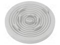 Grommet; Ømount.hole: 60mm; elastomer thermoplastic TPE; UL94V-0 MOREK T-RGDM60-RAL7035V0