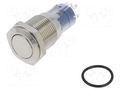 Switch: vandal resistant; DPDT; 3A/250VAC; IP67; ON-ON; 2kV BULGIN MP0045/1E0NN000S