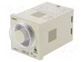 Timer; 0,1s÷10h; SPDT + SPDT; 240VAC/5A,24VDC/5A; GE1A; socket IDEC GE1A-B10HA220