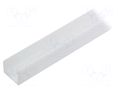 Cover for LED profiles; white; 1m; Kind of shutter: E9; push-in TOPMET TOP-V3530038