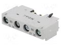 Auxiliary contacts; NO; side; Leads: screw terminals DANFOSS 047B3207