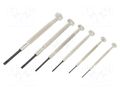 Precision; Phillips,slot; Material: steel; box; 6pcs. ENGINEER FUT.DM-30