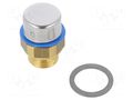 Breather cap; high design,with stainless steel cap; brass; 22mm ELESA+GANTER GN884-G3/8-B-MS