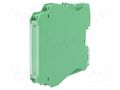 Enclosure: for DIN rail mounting; polycarbonate; green; UL94V-0 DEGSON ELECTRONICS FMED-02P-14-07AH