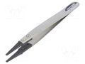 Tweezers; Tipwidth: 2.3mm; Blade tip shape: squared; ESD; 16g ENGINEER FUT.PTZ-46