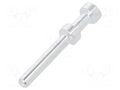 Contact; male; 2.5mm; silver plated; 0.5mm2; crimped; 16A TE Connectivity T2030001005-000