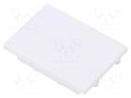 Cap for LED profiles; white; 2pcs; ABS; VARIO30-05 TOPMET TOP-V4910001