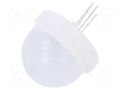 LED; RGB; 20mm; 120°; Front: convex; 4.2÷4.3/3.2÷3.3/2.9÷3VDC POLAM-ELTA CQL-410RGB/WK