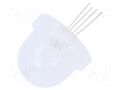 LED; RGB; 16mm; 120°; Front: convex; 4÷4.2/3.1÷3.2/2.9÷3VDC; round POLAM-ELTA CQL-710RGB/WK