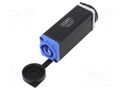 Transition: coupler; CLIFFCON-P; 20A; 250VAC; PIN: 3; for cable CLIFF FM12320