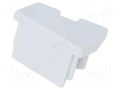 Cap for LED profiles; grey; 2pcs; ABS; EDGE10 TOPMET TOP-A9960022