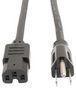 POWER CORD, NEMA 5-15P/IEC C15, 4FT, 15A P019-004