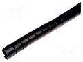 Spiral wrapping; ØBundle : 32mm; polypropylene; black; L: 15m ESSENTRA SHR-32