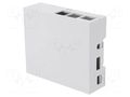 Enclosure: for computer; Raspberry Pi B+; ABS,polycarbonate ITALTRONIC IT-33.0614000.RMB