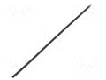 Heat shrink sleeve; glueless,flexible; 2: 1; 1.2mm; L: 1.2m; black TE Connectivity RNF-100-3/64-0-STK