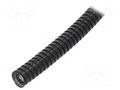 Protective tube; Size: 21; galvanised steel; black; -20÷80°C; IP67 ANAMET EUROPE FCE20-10
