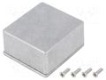 Enclosure: multipurpose; X: 55mm; Y: 60mm; Z: 31mm; aluminium; IP66 DELTRON ENCLOSURES DEL-460-0150