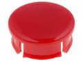 Cap; red; Mounting: push-in; plastic MENTOR SK11.5-Z/R