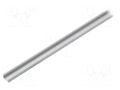 Profiles for LED modules; natural; L: 1m; SLIM8; aluminium TOPMET TOP-SLIM8/A-1M