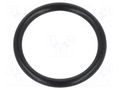 O-ring gasket; NBR caoutchouc; Thk: 3mm; Øint: 25mm; black ORING USZCZELNIENIA TECHNICZNE O-25X3-70-NBR