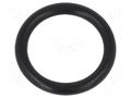 O-ring gasket; NBR caoutchouc; Thk: 2.5mm; Øint: 15mm; black ORING USZCZELNIENIA TECHNICZNE O-15X2.5-70-NBR