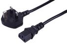 LEAD UK PLUG TO IEC C13 BLACK 0.75M PELB1203.