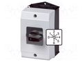Switch: step cam switch; Stabl.pos: 7; 20A; 0-1-2-3-4-5-6; Poles: 1 EATON ELECTRIC T0-3-8244/I1