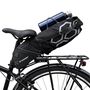 Wozinsky spacious bicycle saddle bag saddle bag large 12l black (WBB9BK), Wozinsky 5907769300363 5907769300363