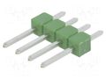 Connector: pin strips; pin header; AMPMODU MOD II; male; PIN: 4 TE Connectivity 826926-4