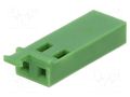 Connector: pin strips; plug; female; PIN: 2; AMPMODU MOD IV; 2.54mm TE Connectivity 925369-2