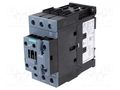 Contactor: 3-pole; NO x3; Auxiliary contacts: NO + NC; 230VAC; 80A SIEMENS 3RT2038-1AP00