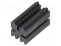 Spacer sleeve; LED; ØLED: 3mm; L: 9mm; black; UL94V-0; polyamide DREMEC DR8GE04V80262