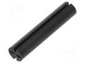 Spacer sleeve; LED; Øout: 4.8mm; ØLED: 3mm; L: 25mm; black; UL94V-0 DREMEC DR8GE04V80390
