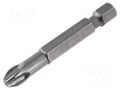 Screwdriver bit; Phillips; PH3; 1/4"; Overall len: 50mm; TORSION WERA WERA.851/4TZ/3