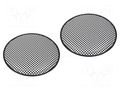 Loudspeaker grille; 15"; 2pcs. 4CARMEDIA GRILL1150-BK