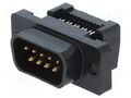 Connector: D-Sub; PIN: 9; plug; male; for ribbon cable; IDC; HDF-20 TE Connectivity 1658615-4