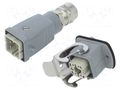 Connector: HDC; male + female; HA; PIN: 5; 16A; 400V; 4+PE; size 1 WEIDMÜLLER KIT-HA04.400