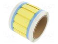 Heat shrink markers; 50mm; yellow; Shrinking ratio: 3: 1 TE Connectivity 5294130001