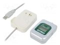 Data logger; temperature,humidity; Display: LCD; ±1.2°C; ±3%; 254g EXTECH EX42275