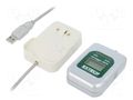 Data logger; temperature,humidity; Display: LCD; ±1.2°C; ±3%; 254g EXTECH EX42275