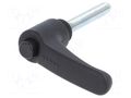 Lever; adjustable; Thread len: 40mm; Lever length: 44mm; -30÷130°C ELESA+GANTER ERX.44P-M6X40-C1
