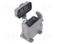 Enclosure for connectors: HDC; size 10A; Han® A; IP65; with latch HARTING 09200100221
