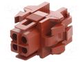 connector HSG,PLUG,4 POSN,SM METRIC TE Connectivity 207015-1