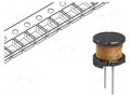 Inductor: wire; THT; 270uH; 1.36A; 300mΩ; ±10%; Ø12.5x10.8mm FASTRON 09HVP-271K-50
