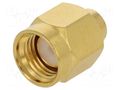 Connector: SMA; plug; male; straight; 50Ω; soldering; for cable AMPHENOL RF 132102
