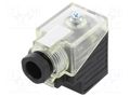 Connector: valve connector; plug; form A; 18mm; female; PIN: 4; 24V MURRELEKTRONIK 7000-29441-0000000