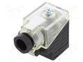 Connector: valve connector; plug; form A; 18mm; female; PIN: 4; 24V MURRELEKTRONIK 7000-29441-0000000